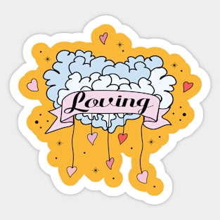 Loving Clouds Sticker